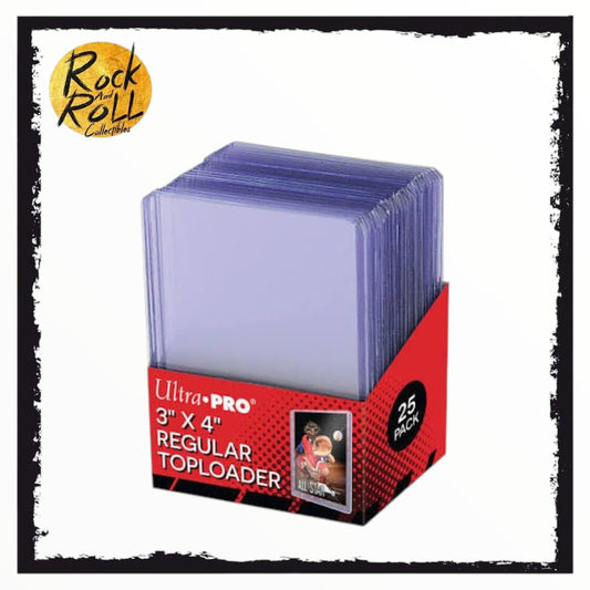 Ultra Pro 3" X 4" Clear Regular Toploader 25ct