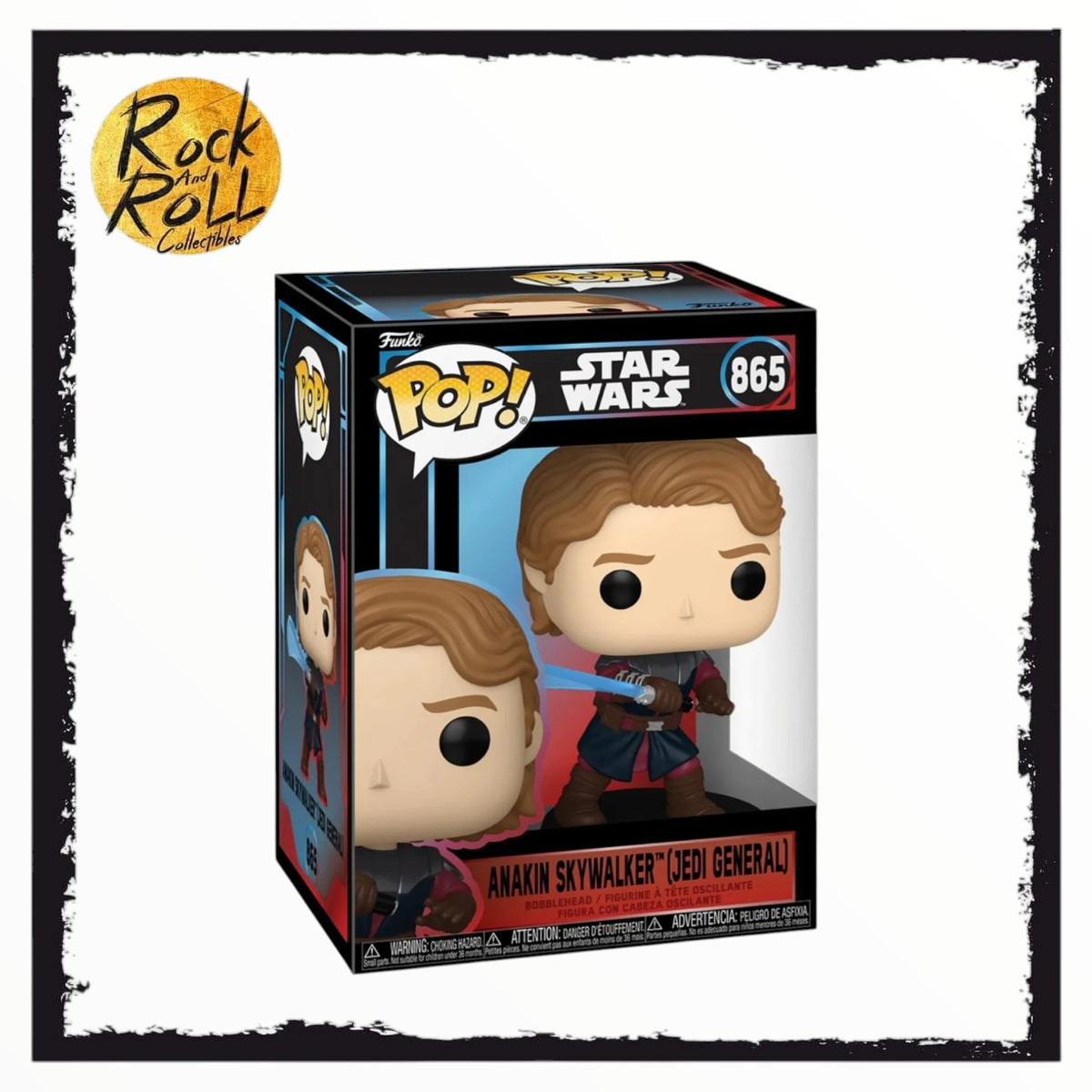 Anakin Skywalker (Jedi General) #865 Funko Pop - Star Wars