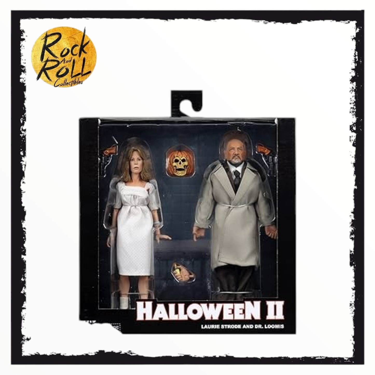 NECA Halloween II - Laurie Strode and Dr. Loomis 2 Pack