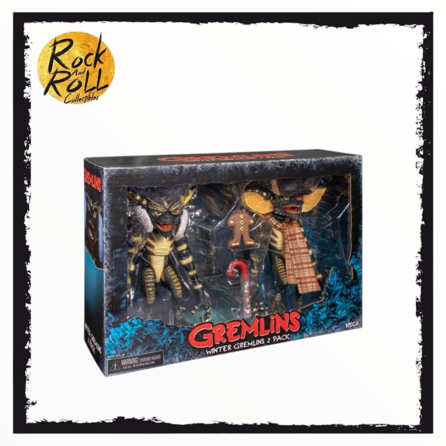 NECA Gremlin 7′ Christmas Carol Winter Scene Twin Pack (Set 2)
