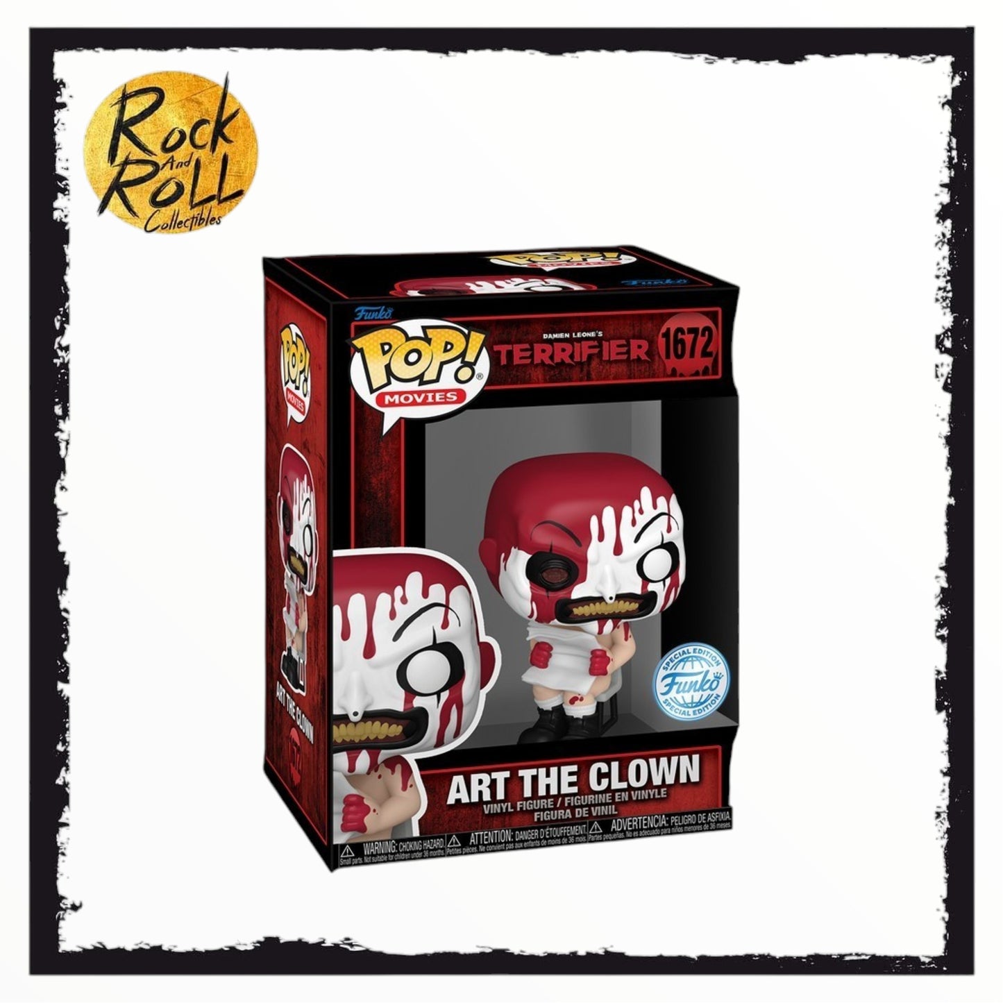 Terrifier - Art the Clown w/Newspaper Funko Pop! #1672 Special Edition