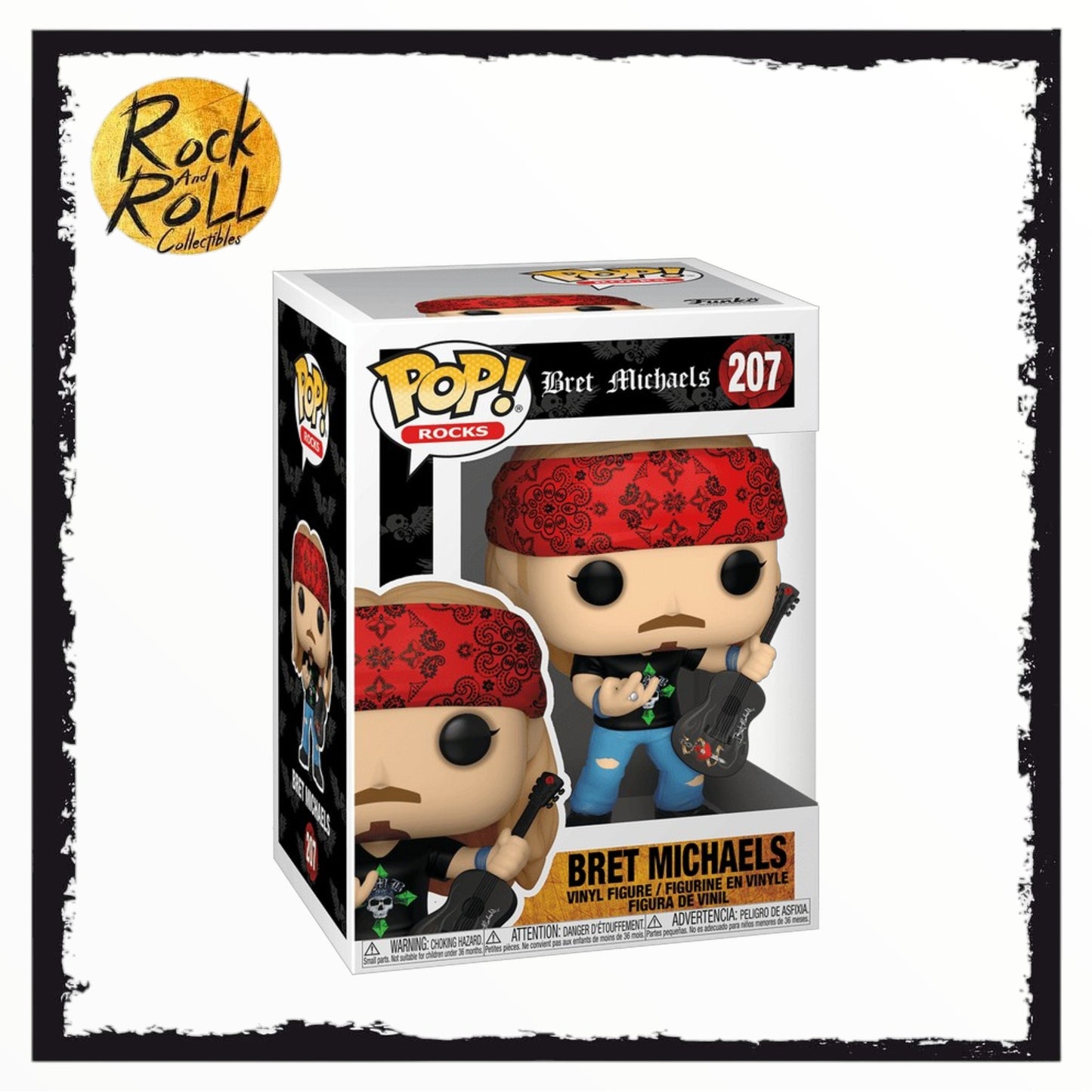 Bret Michaels Funko Pop! Rocks #207
