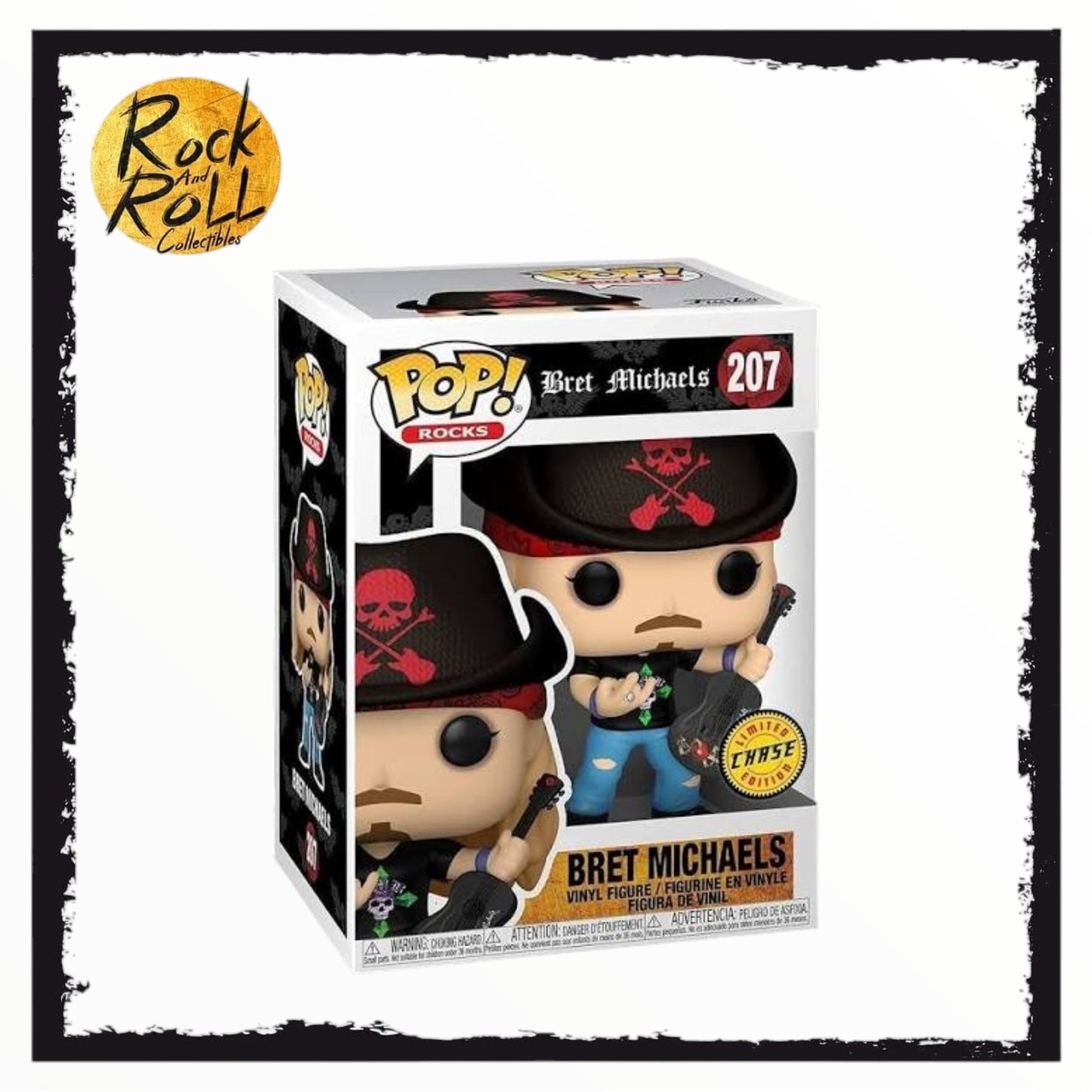 Bret Michaels Funko Pop! Rocks (Chase) #207