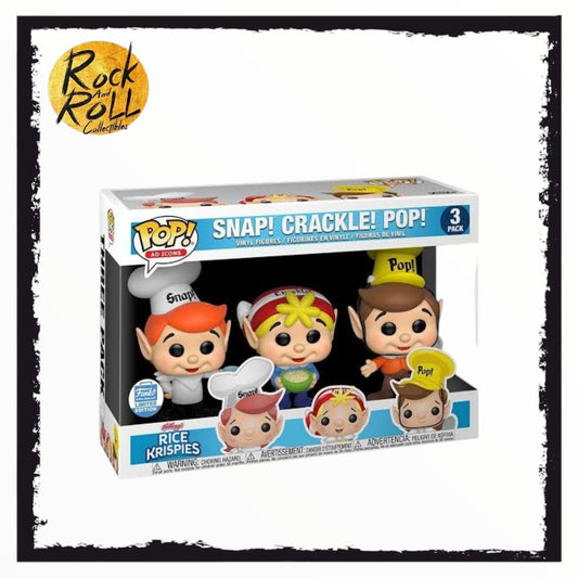 Snap! Crackle! Pop! Funko Pop! Ad Icons 3 Pack Funko Limited Edition