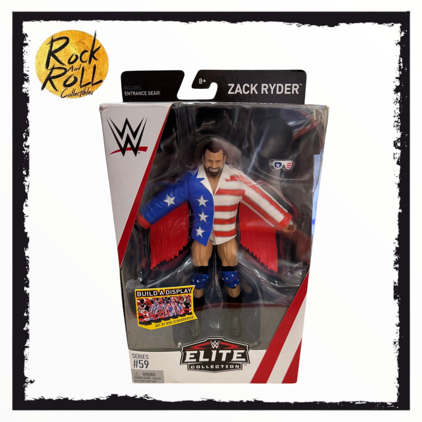 WWE Elite Collection Series 59 Zack Ryder with Protective Case