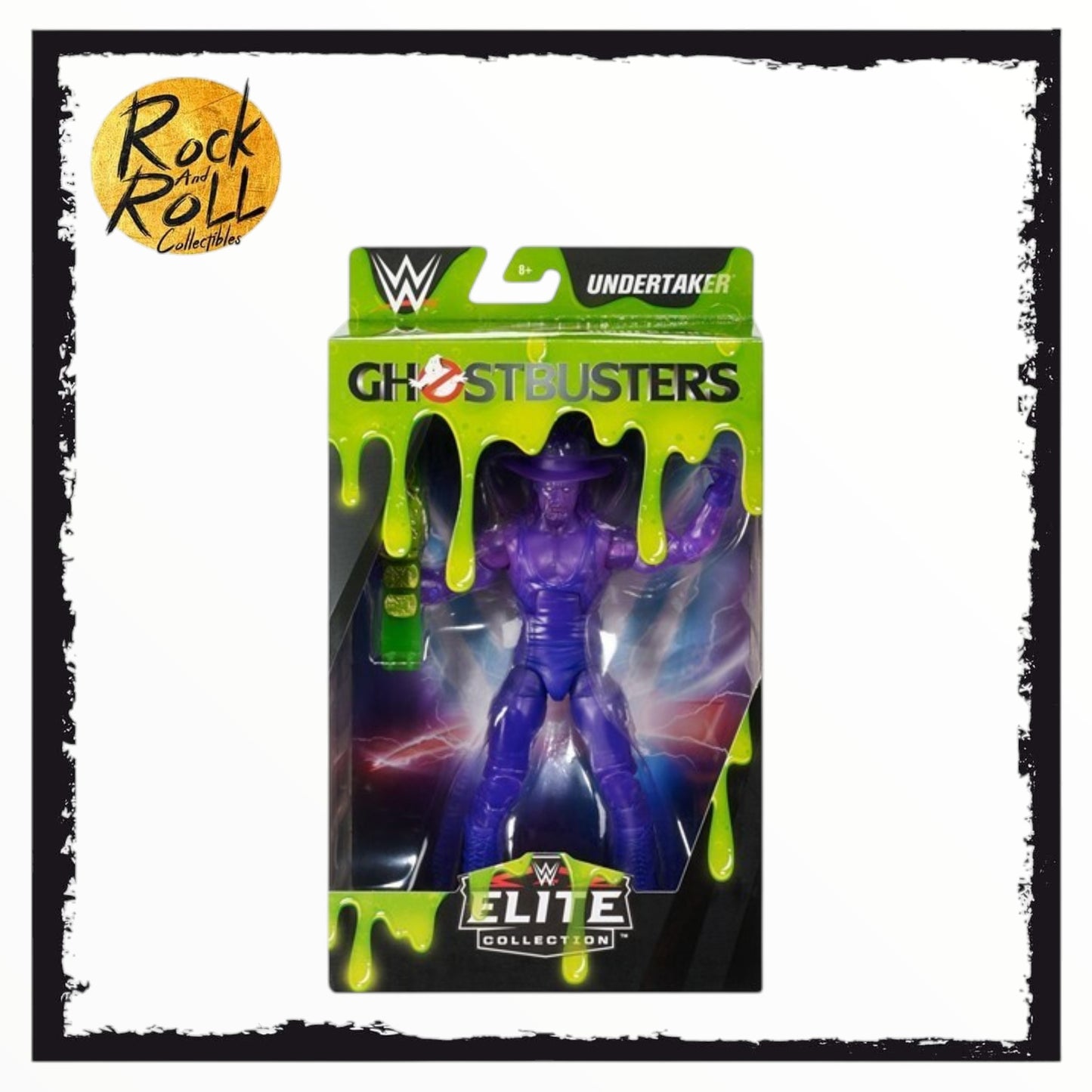 WWE Elite Collection x Ghostbusters Crossover - Undertaker (Purple) in Protective Case