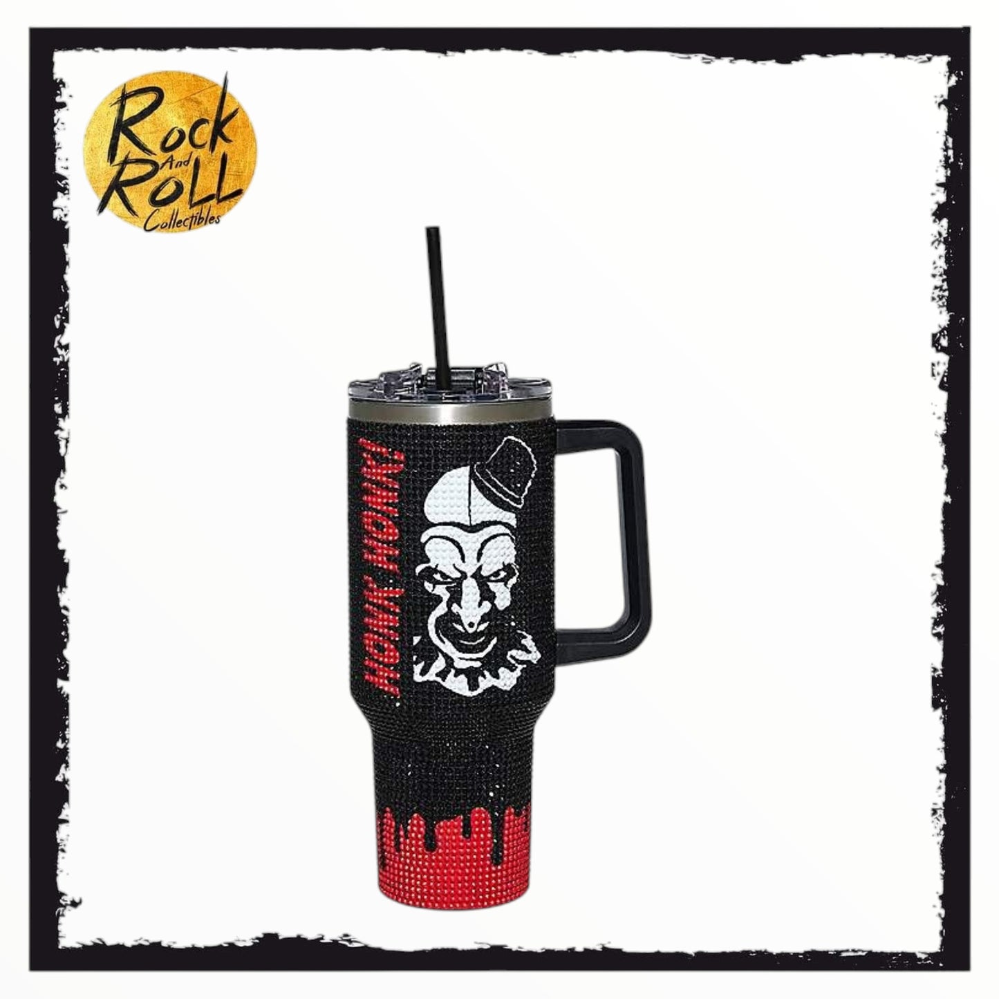 Terrifier - Art the Clown Honk Honk Rhinestones 40oz Tumbler - US Import