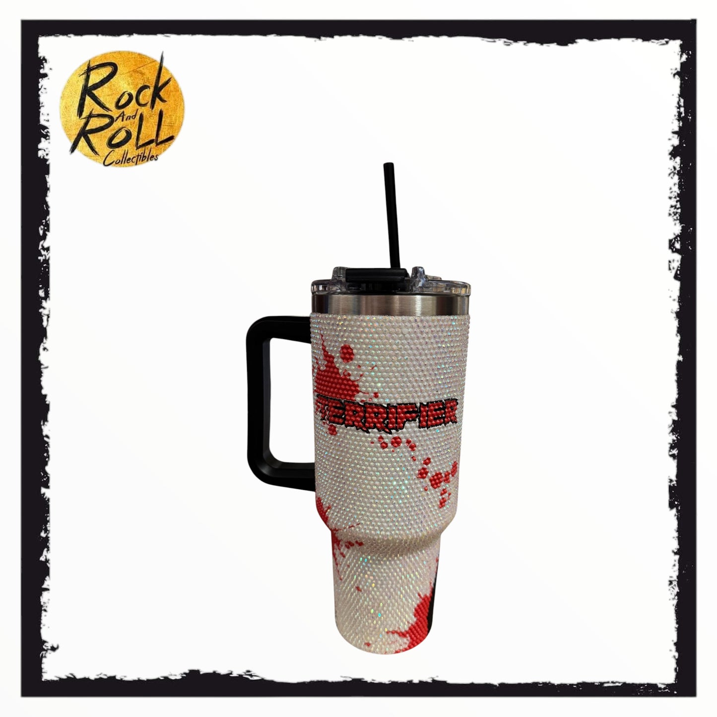 Terrifier - Art the Clown Rhinestones 40oz Tumbler - US Import