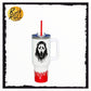 Ghost Face - Stay Scary 40oz Tumbler w/Straw (Scuffs On Tumbler) - US Import