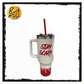 Ghost Face - Stay Scary 40oz Tumbler w/Straw (Scuffs On Tumbler) - US Import