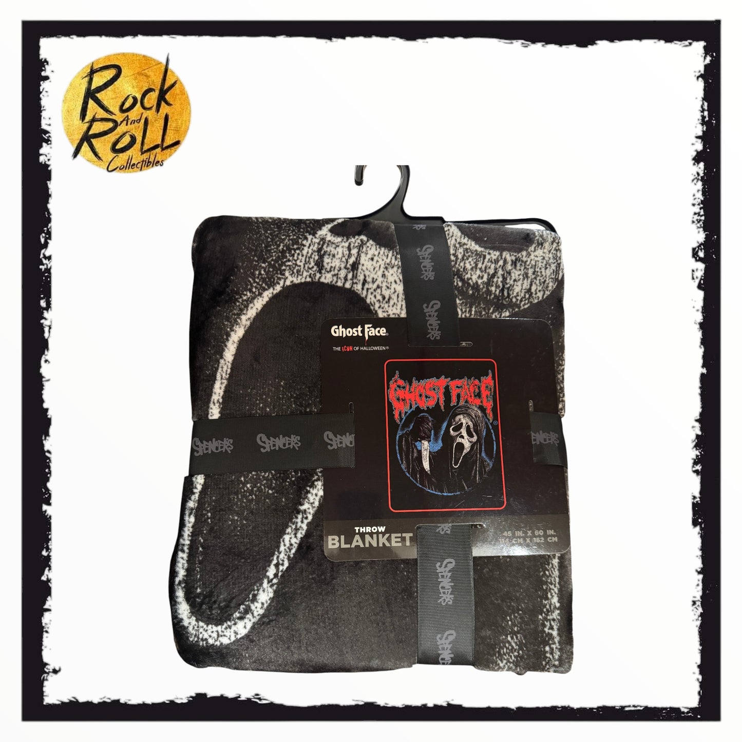 Spencers US Import - Ghost Face Headshot Throw Blanket 45x60in
