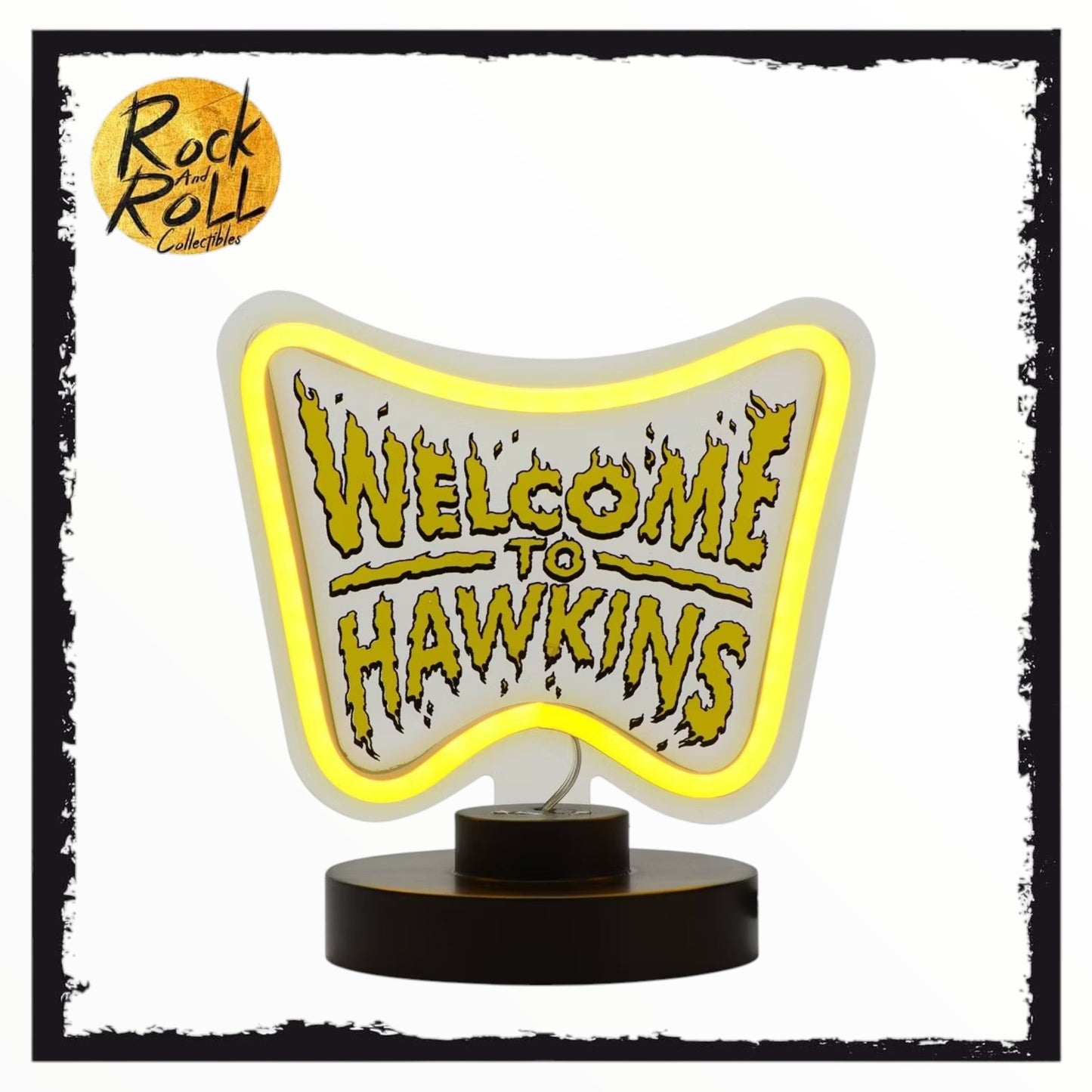 Stranger Things "Welcome To Hawkins" Desktop Neon Light (USB-C) US Import