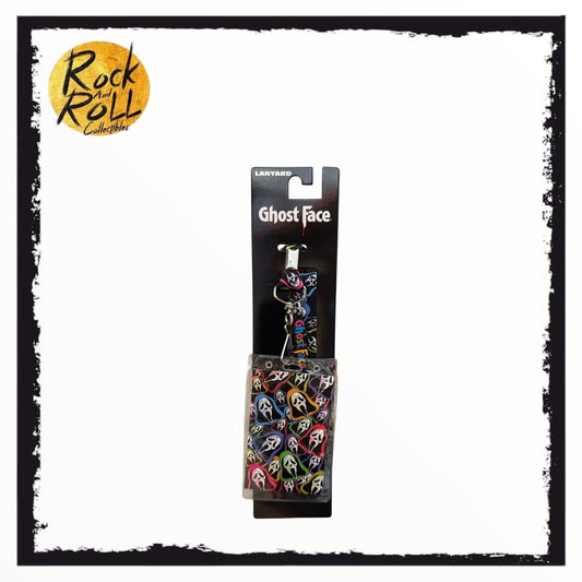 Surreal Entertainment - Horror Lanyard w/Keychain - Ghost Face AOP US Import