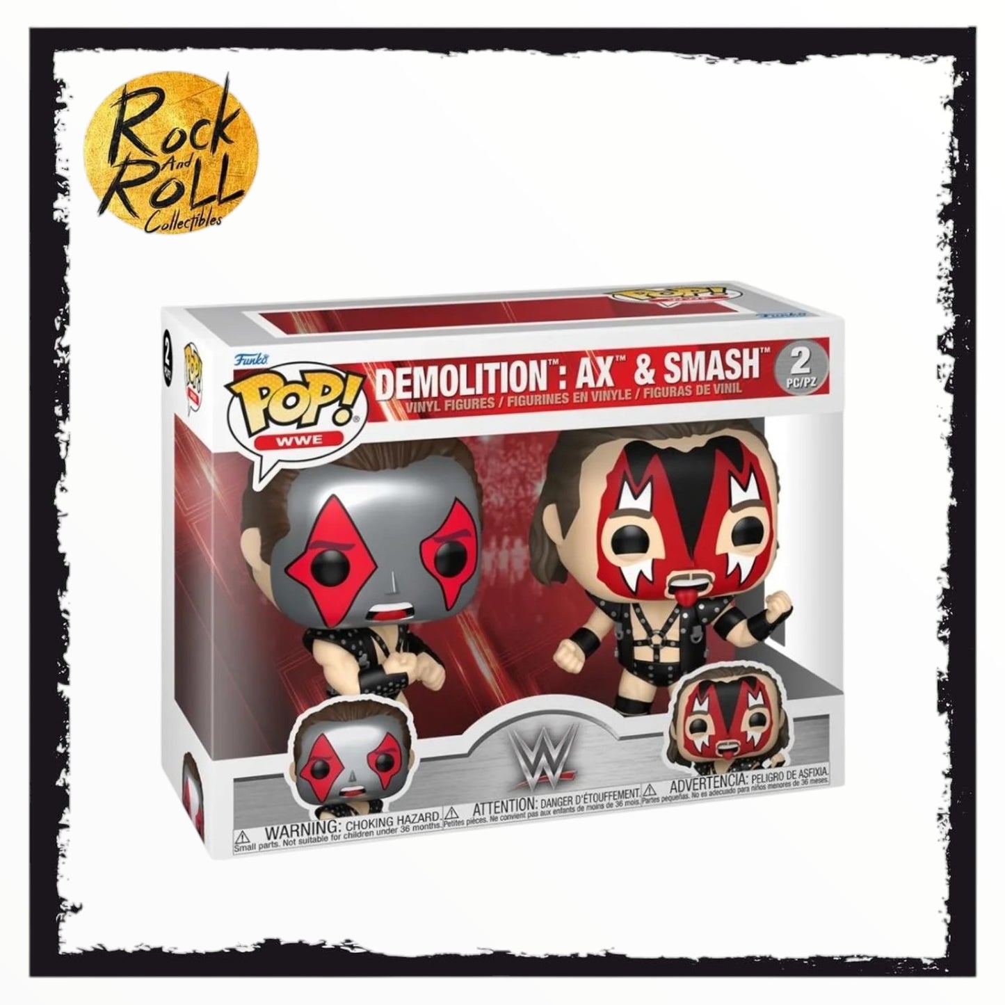 Demolition: AX & Smash 2 Pack Funko Pop - WWE