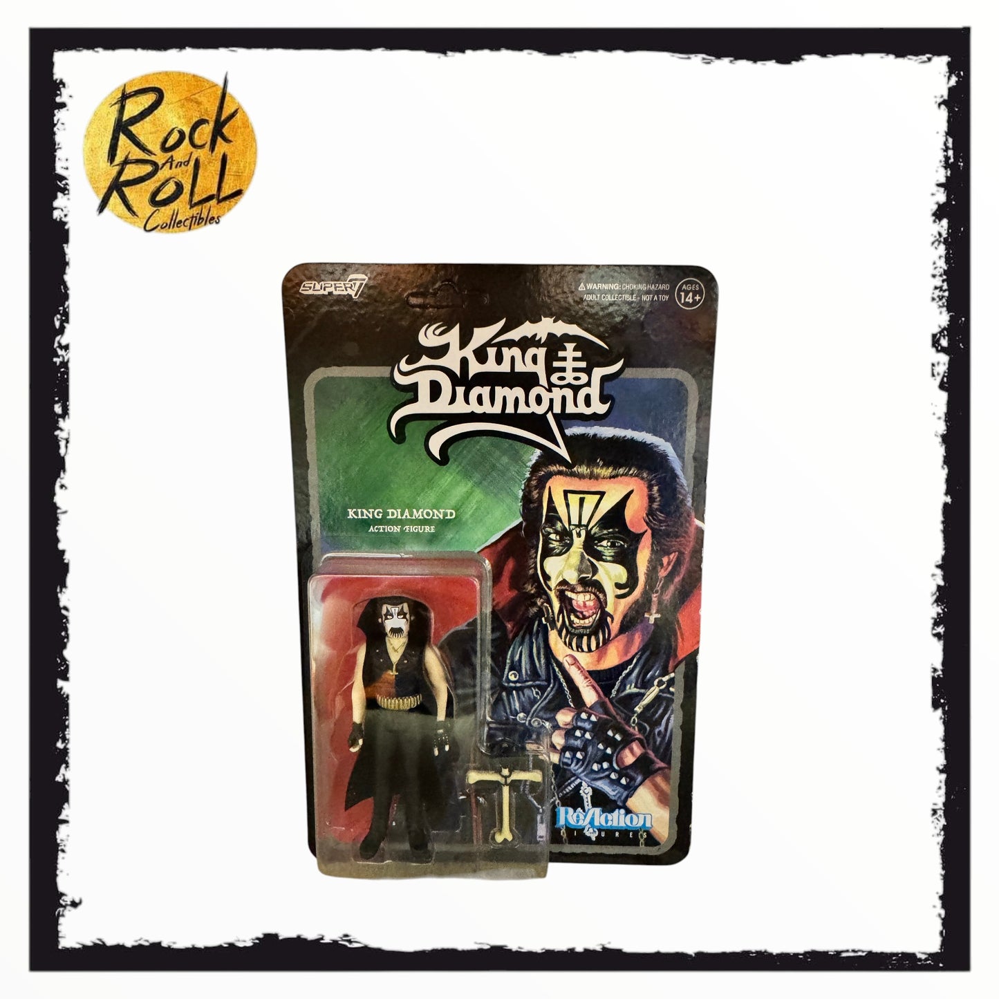 Super7 King Diamond Reaction Figures - King Diamond Action Figure