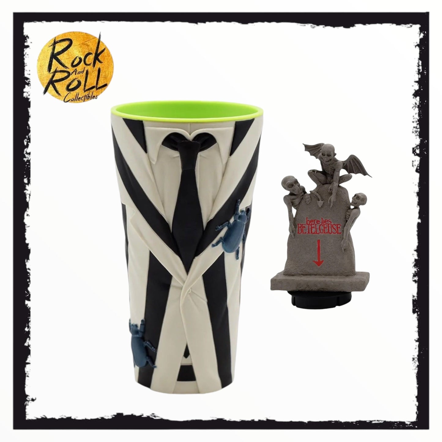 Beetlejuice Beetlejuice Cup & Gravestone Topper  - Exclusive Limited Edition