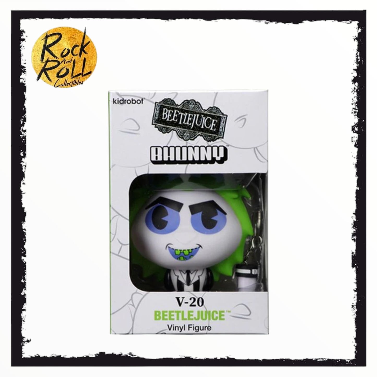 Kidrobot Bhunny: Beetlejuice: Beetlejuice 4-inch Vinyl Figure