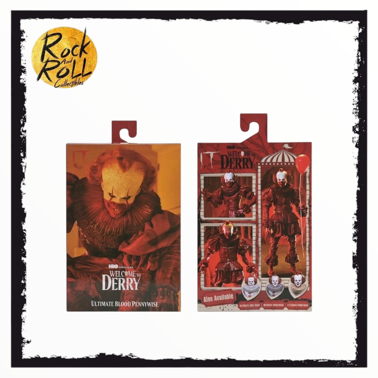 NECA IT Welcome to Derry Ultimate Blood Pennywise Action Figure