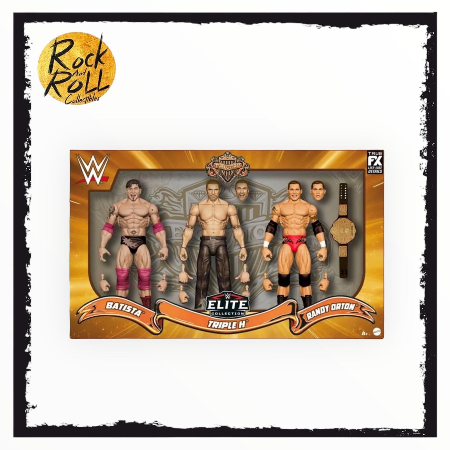 WWE Elite Evolution Action Figure Set - 3pk Pre Order