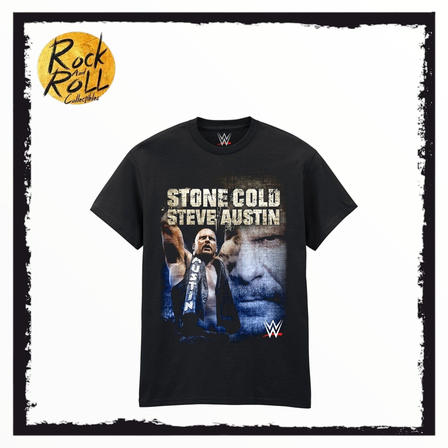 Stone Cold Steve Austin Photo Compilation T-Shirt Officially Licensed WWE Apparel
