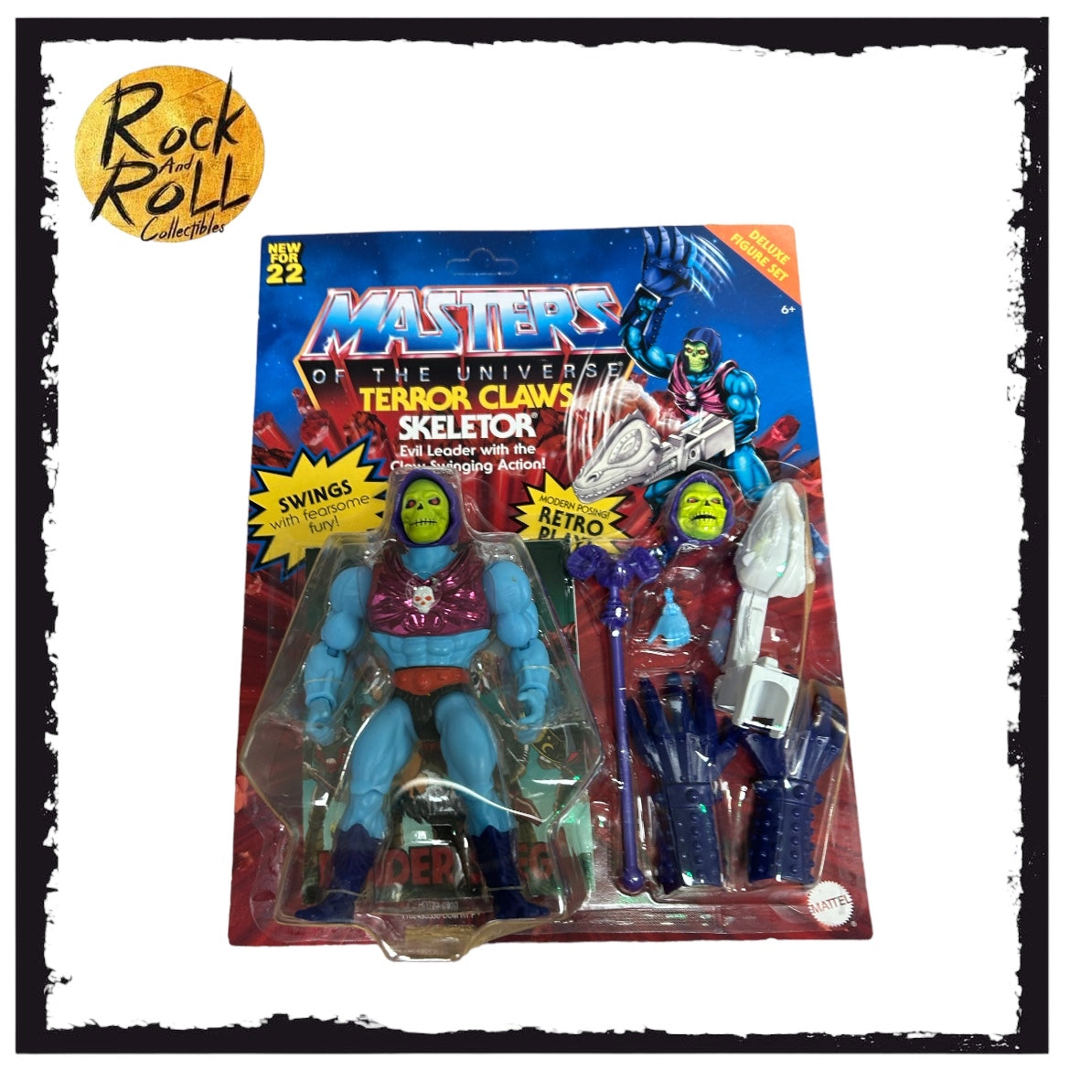 Skeletor Masters of the Universe Origins Deluxe Action Figure Terror Claw USA IMPORT