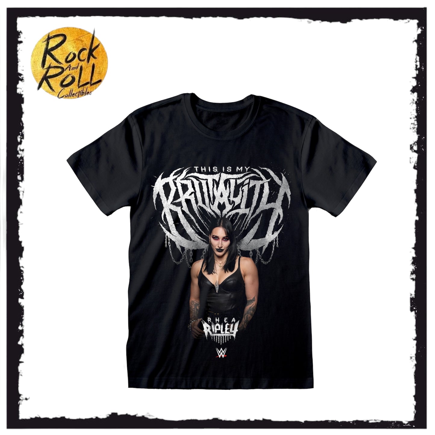 Rhea Ripley Brutality T-Shirt Officially Licensed WWE Apparel