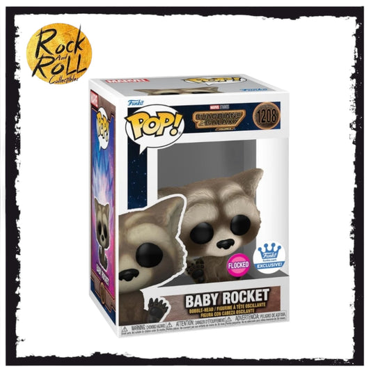Guardians of the Galaxy Volume 2 - Baby Rocket (Flocked) Funko Pop! #1208 Funko Exclusive