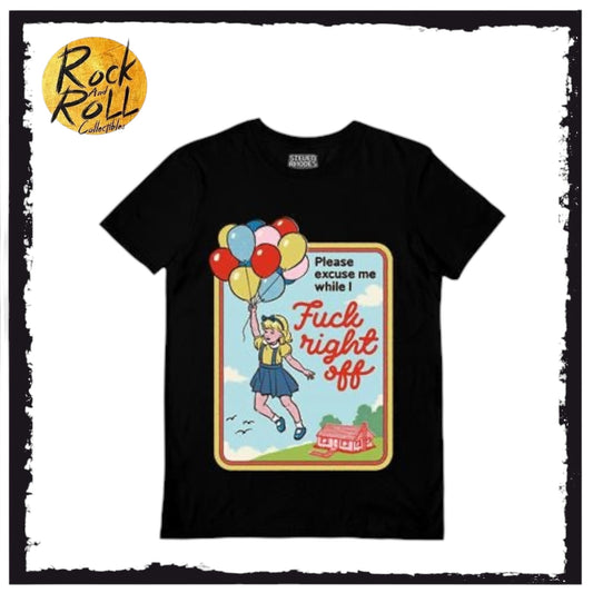 Steven Rhodes “F**k Right Off” Balloons T-Shirt
