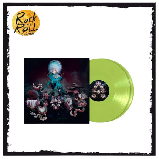 BJÖRK Fossora 2xLP RARE HMV exclusive Limited Edition Lime Green Vinyl. SEALED