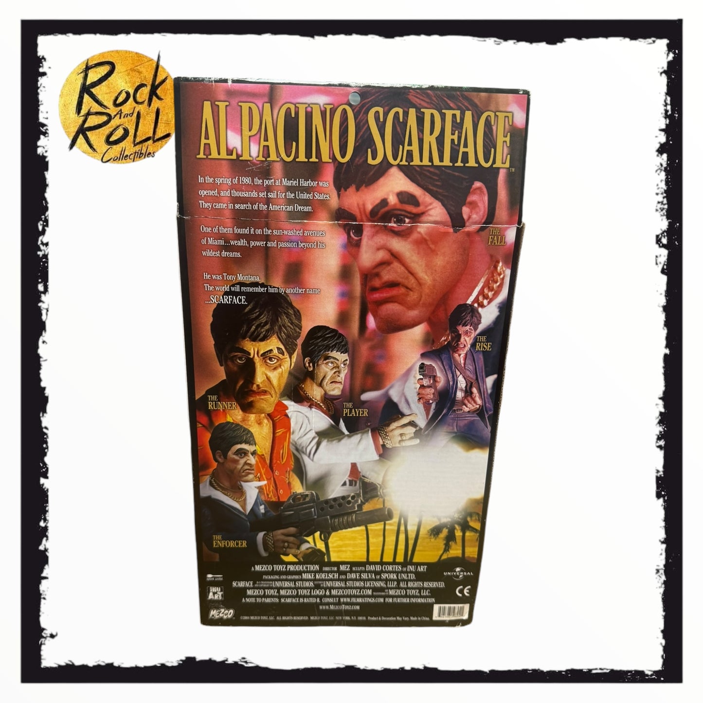 MEZCO TOYZ AL PACINO SCARFACE "THE ENFORCER" 10" Action Figure - 2004