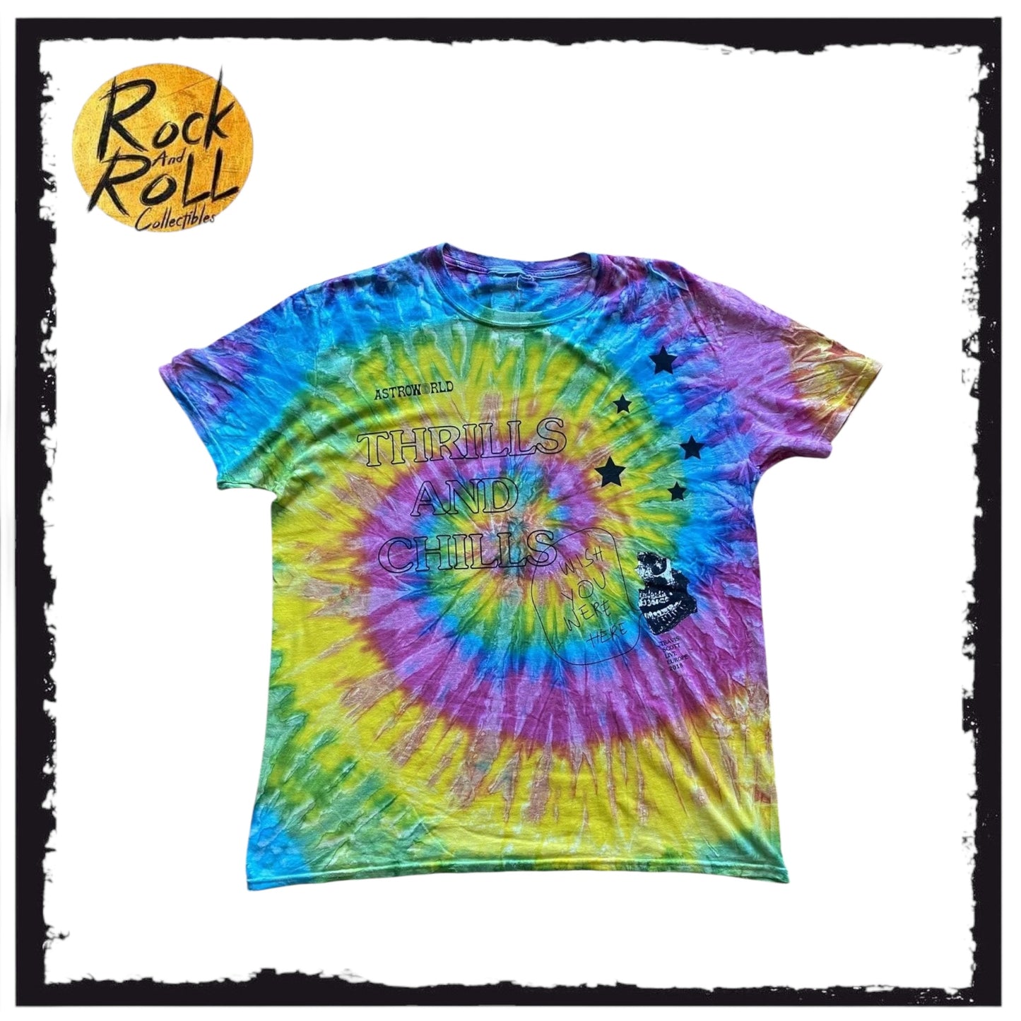 Travis Scott Astroworld Out Of This World T-Shirt Tie Dye