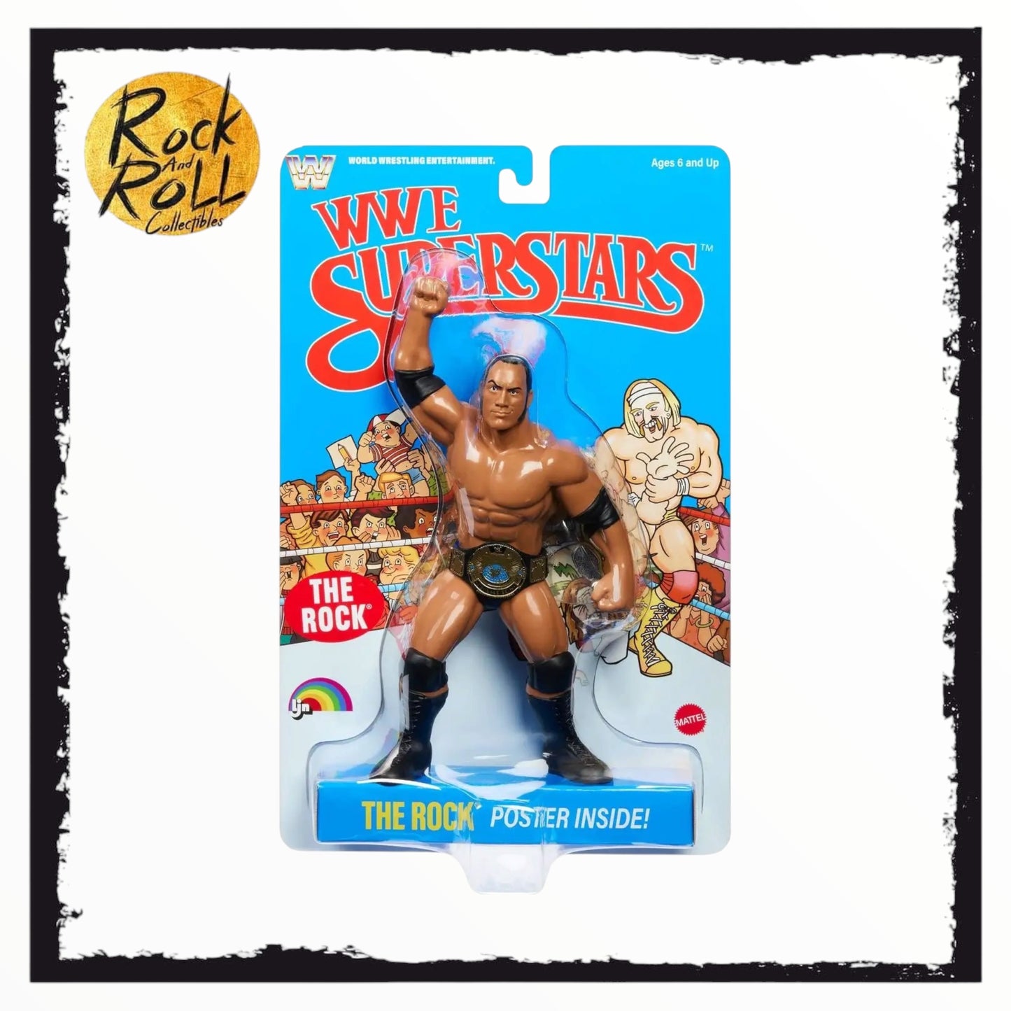 WWE Superstars LJN - The Rock (Blue Card)