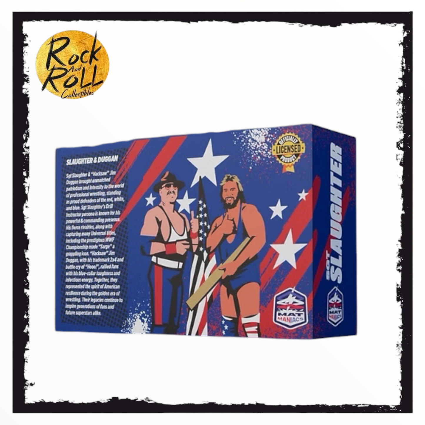 SGT SLAUGHTER & "HACKSAW" JIM DUGGAN SET PRE ORDER