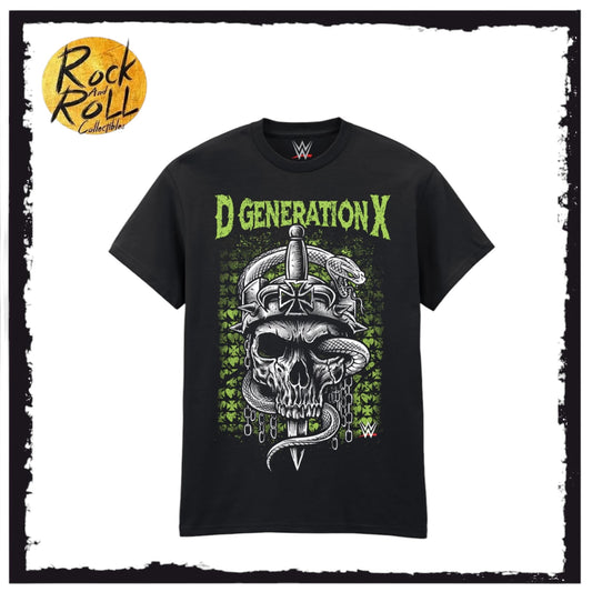 D Generation X Skulls T-Shirt Officially Licensed WWE Apparel