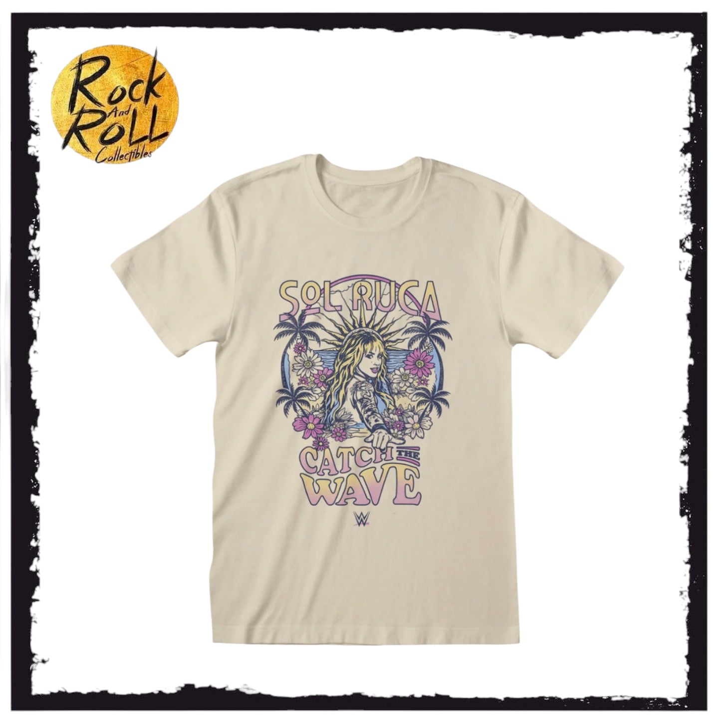 Sol Ruca Catch the Wave T-Shirt Officially Licensed WWE Apparel