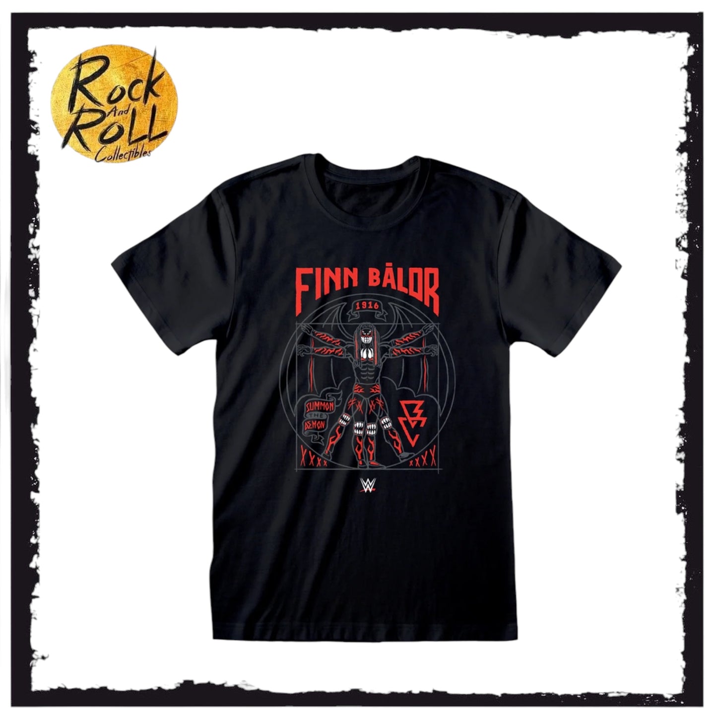 Finn Balor Summon the Demon T-Shirt Officially Licensed WWE Apparel
