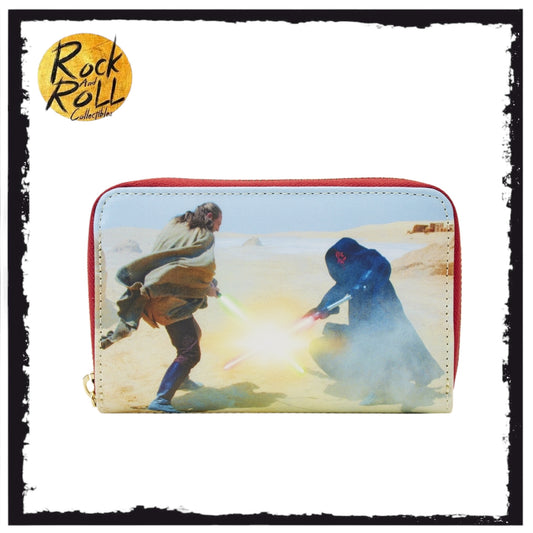 Loungefly Star Wars Scenes Series Phantom Menace Zip Around Wallet