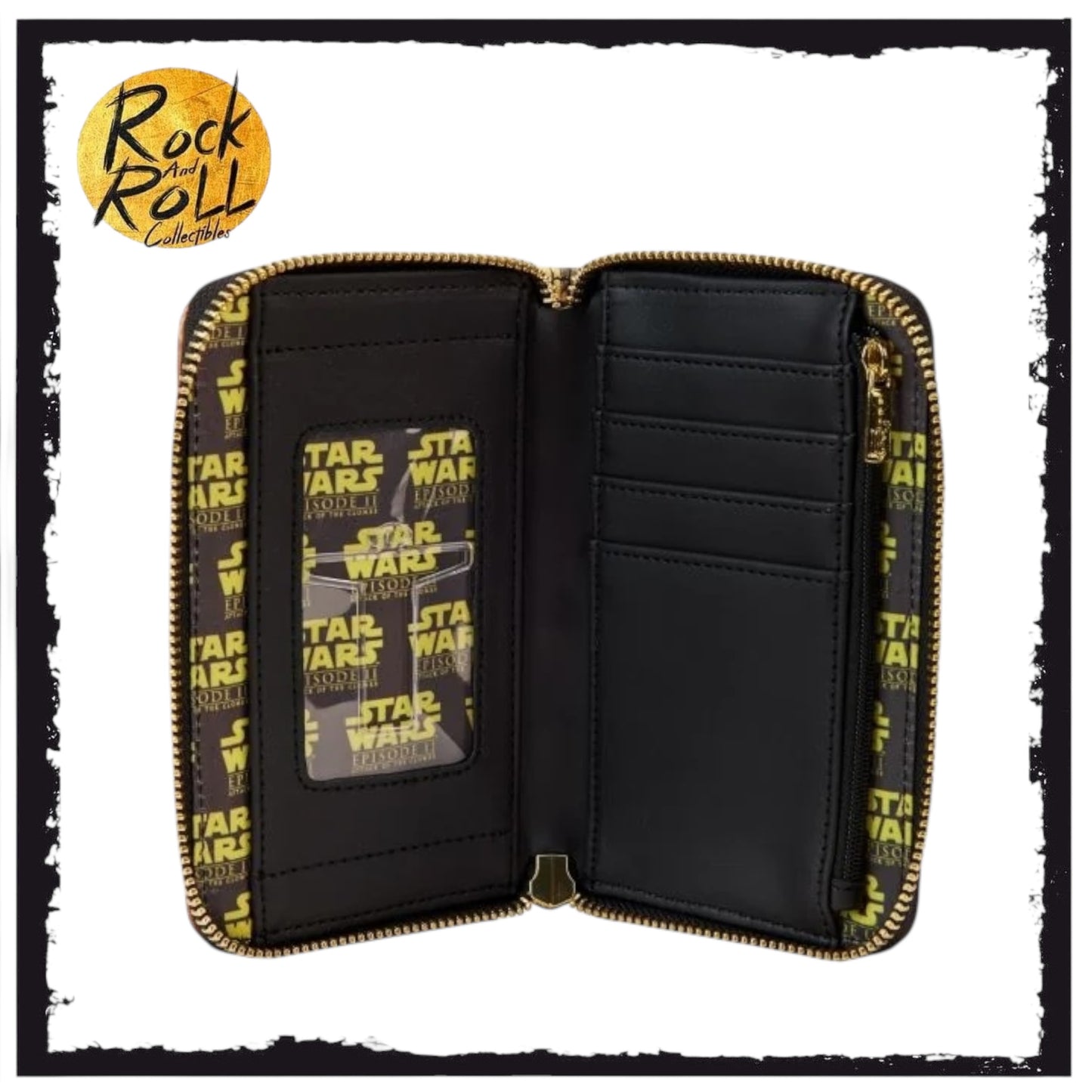 Loungefly Star Wars Episode Two Attack of the Clones Scene Zip Around Wallet