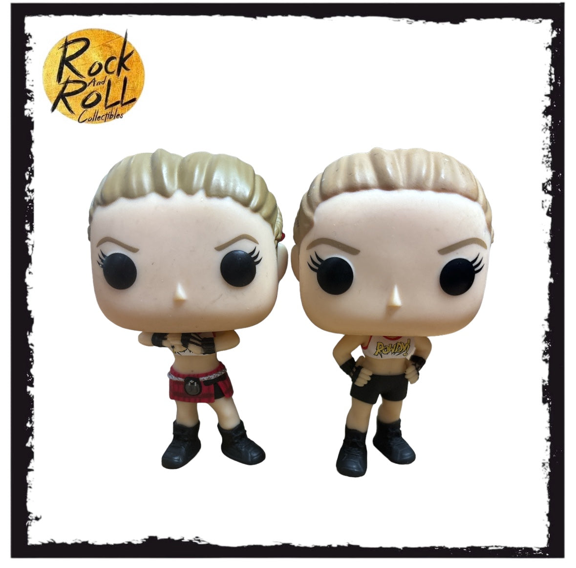 Loose WWE Rhonda Rowdy Bundle Funko Pop