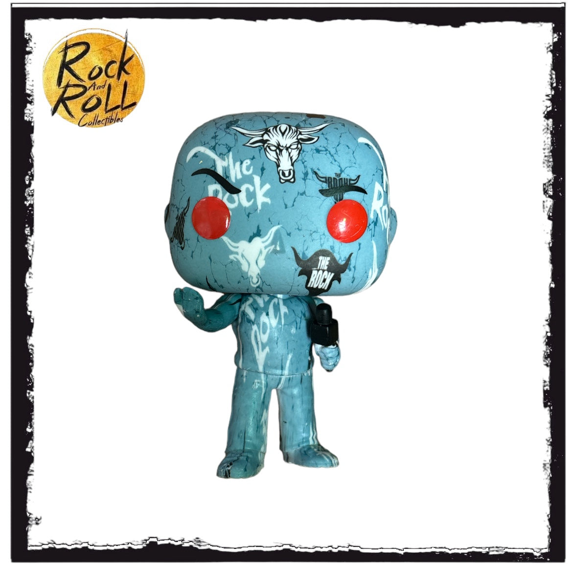 Loose WWE Art Series The Rock Funko Pop