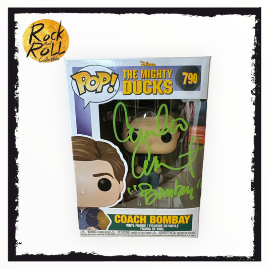 The Mighty Ducks - Coach Bombay Signed Funko Pop! #790 Beckett COA