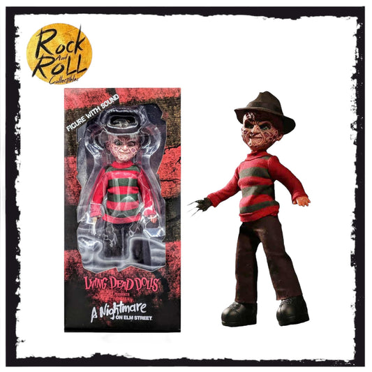 Mezco Living Dead Doll - A Nightmare On Elm Street Freddy Krueger (With Sound)