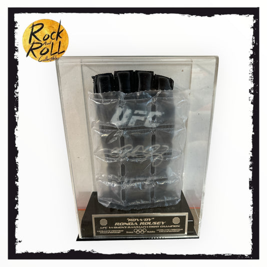 Ronda Rousey Signed Autographed UFC Glove PSA/DNA COA (Broken Stand)