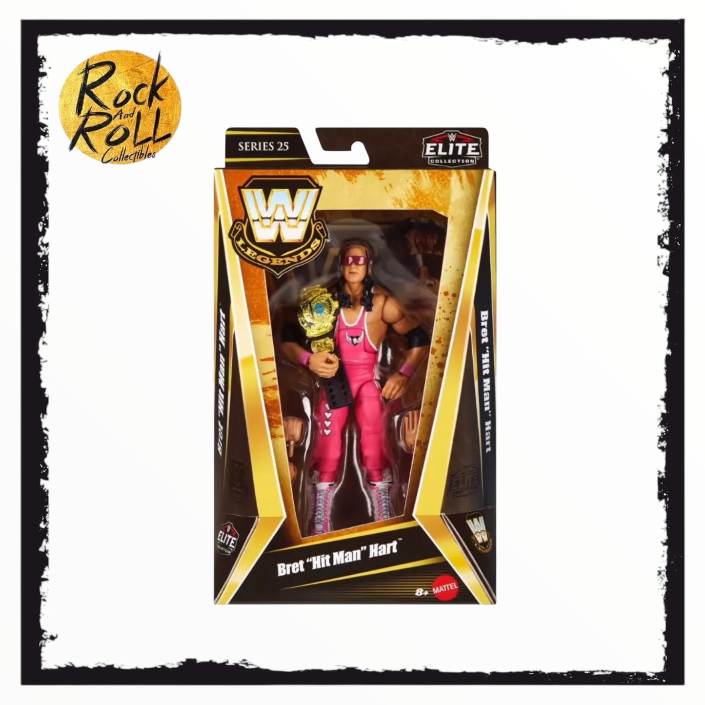 WWE Elite Legends Bret Hart Series 25 action figure PRE ORDER