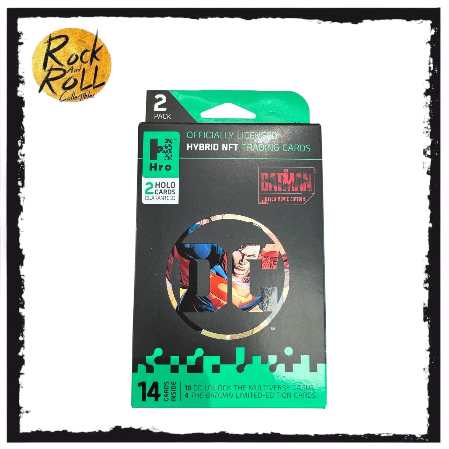 Hro Officially Licenced Hybrid Trading Cards NFT - 2 Pack - DC The Batman