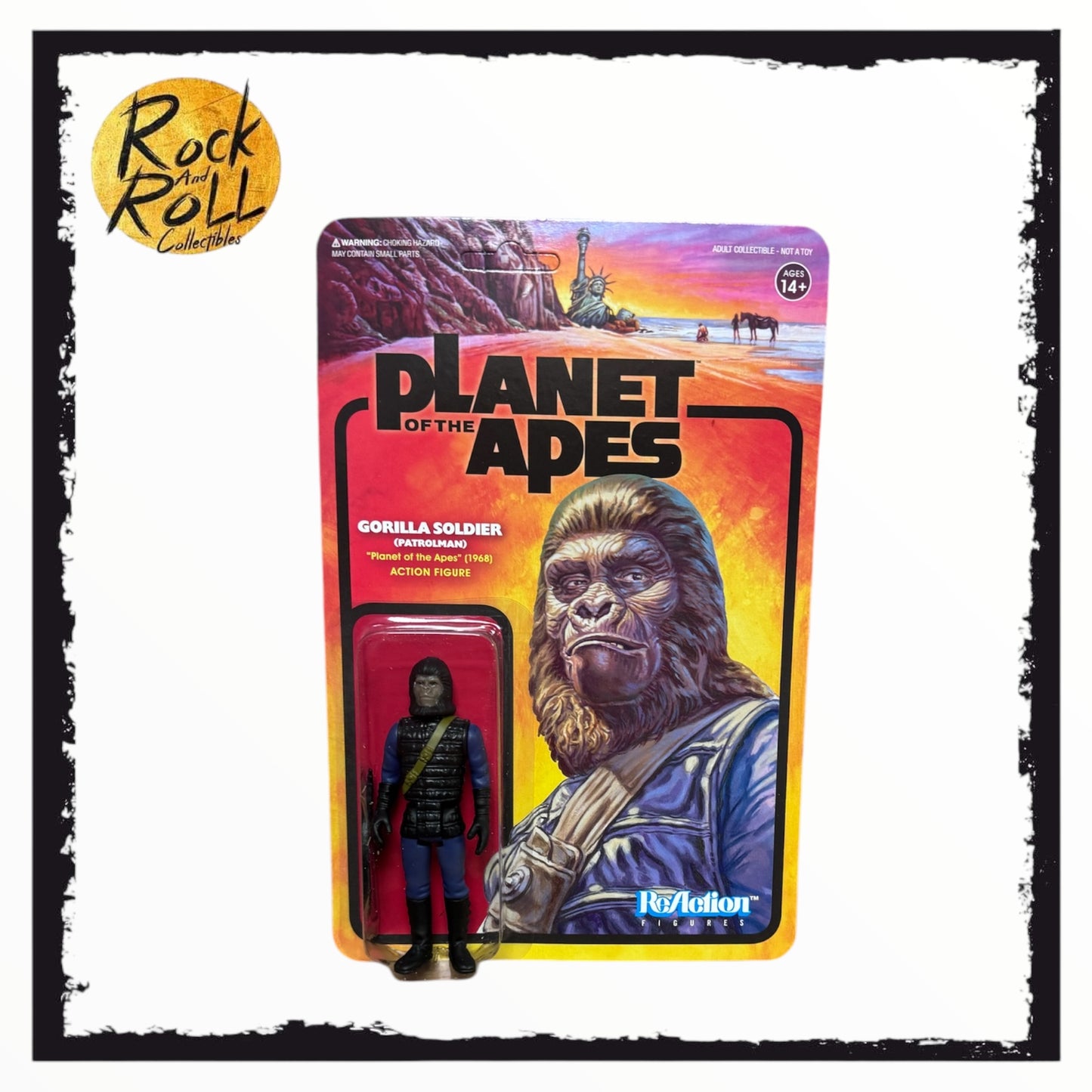 Planet Of The Apes Gorilla Soldier Patrolman Action Figure (US IMPORT)