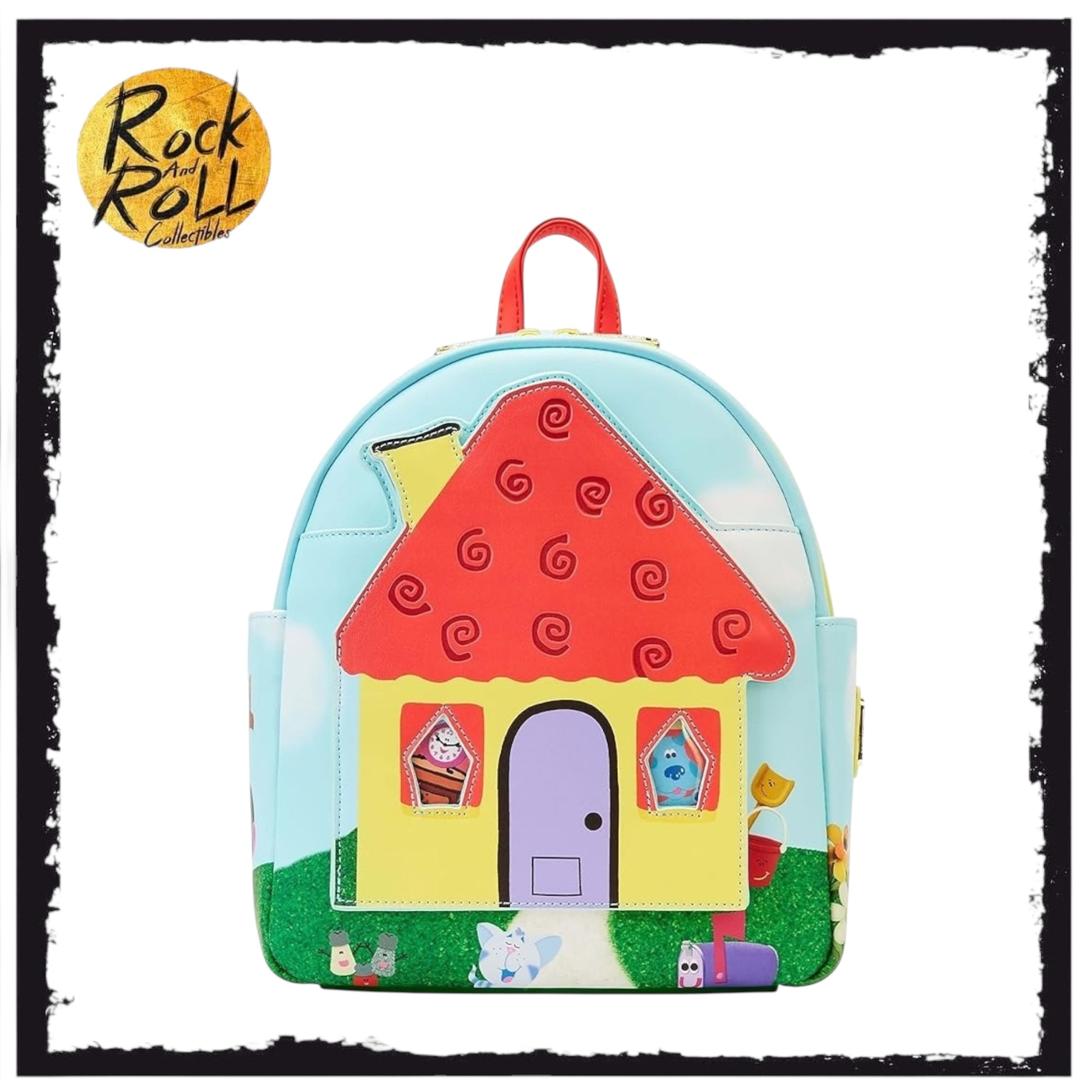 blues clues mini backpack Loungefly Blues Clues Open House Mini Backpack – rock and roll collectibles