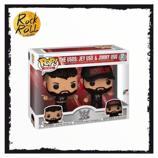 Funko Pop! Vinyl: WWE - The Usos: Jey Uso & Jimmy Uso - 2 Pack Bloodline