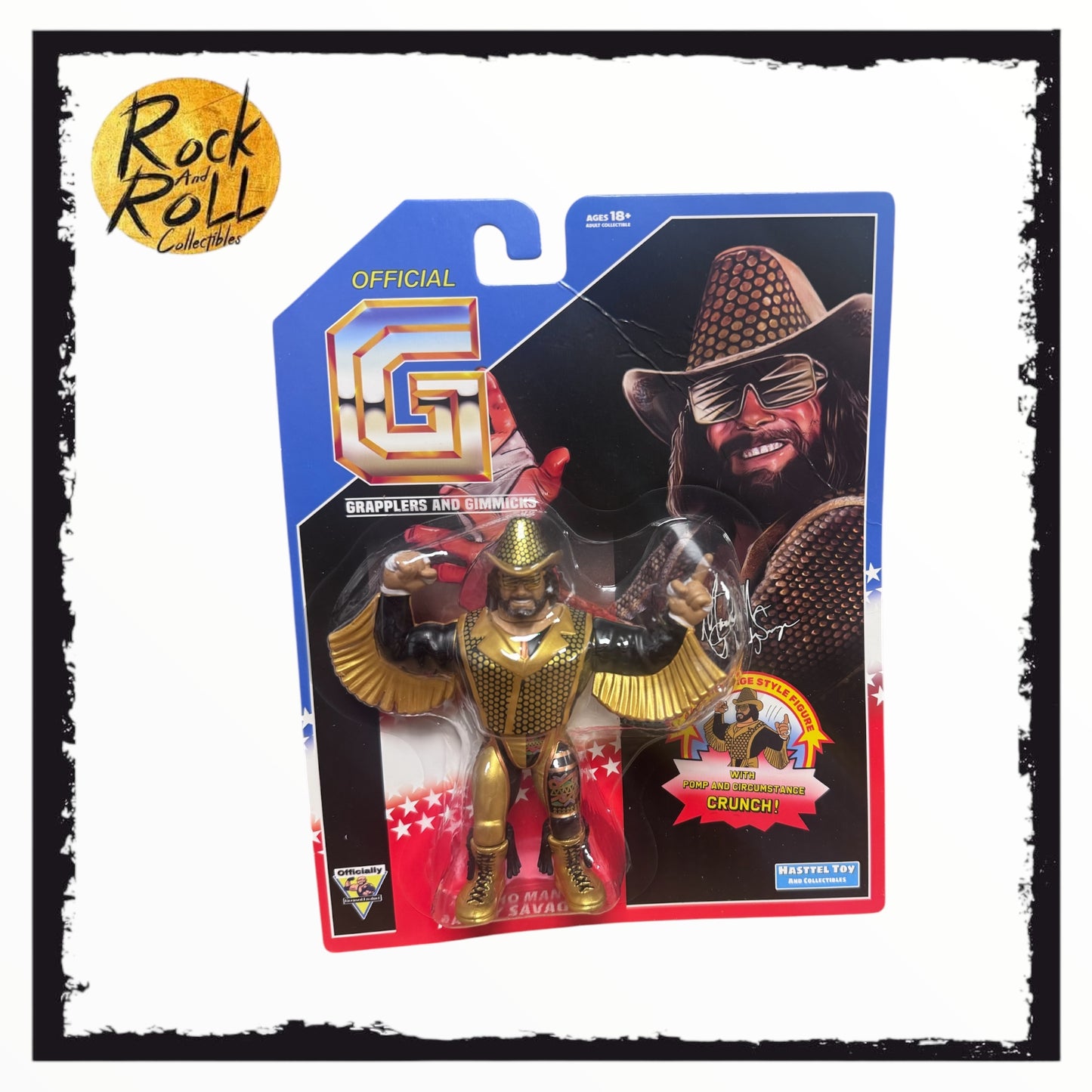 Damaged Card Grapplers And Gimmicks Macho Man Randy Savage Entrance Gear