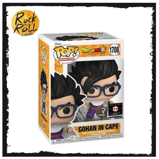 Dragon Ball Super: Super Hero - Gohan In Cape Funko Pop! #1708 Chalice Collectibles Exclusive Pre-Release